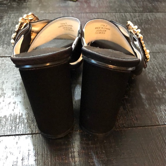 LAST ONE!  SIZE 7.5 NEW Black High Heels! - Picture 3 of 8